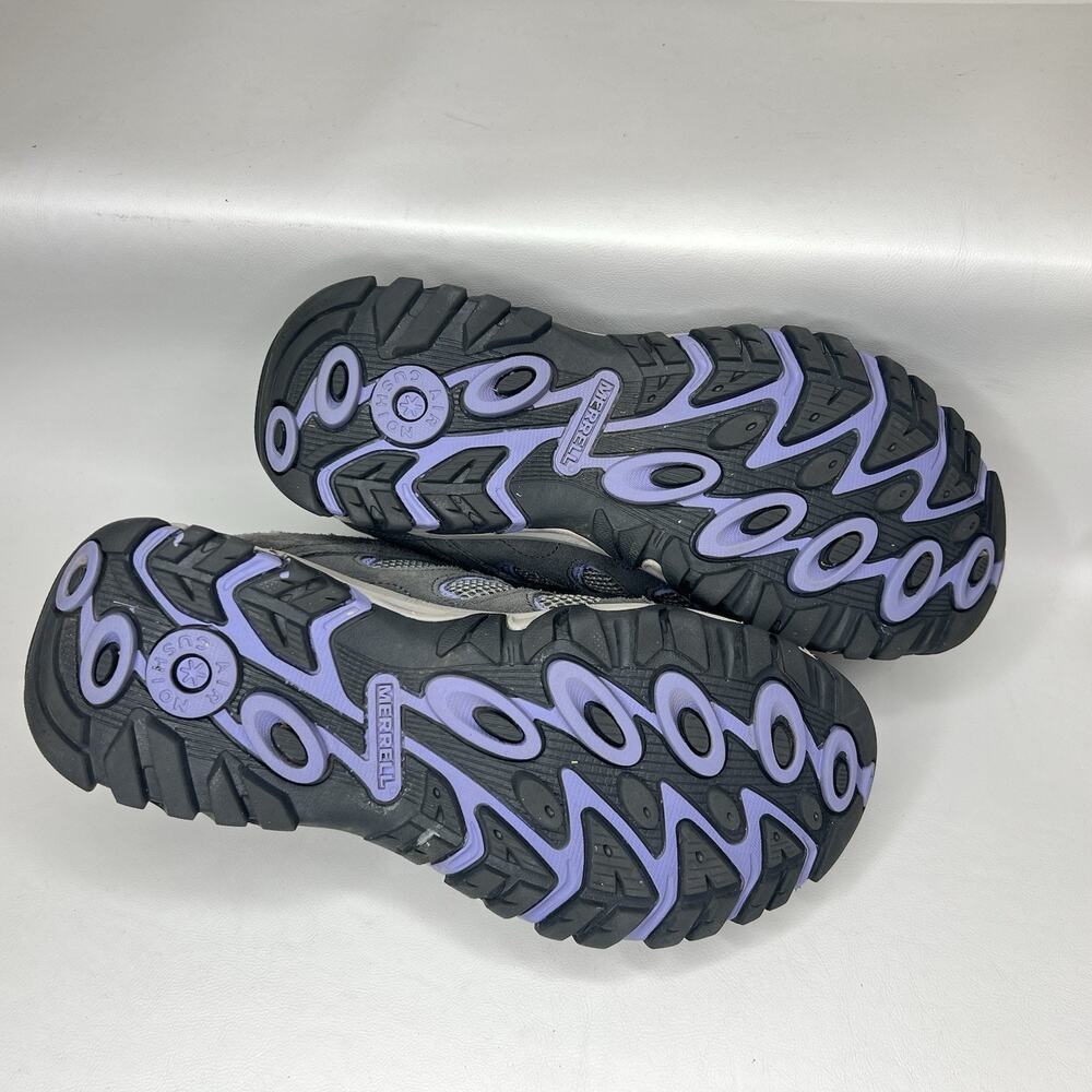 Merrell Moab Ventilator Womens Size 8 Gray Purple Vibram Hiking Walking Sneakers - Picture 8 of 11